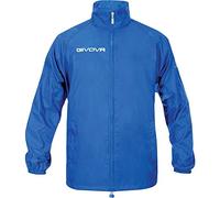 Givova RJ001, Giacca Impermeabile Unisex-Adulto, Azzurro, 2XS