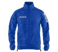 Givova RAIN JACKET WIND AZZURRO/BIANCO Tg. M