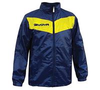 GIVOVA RAIN SCUDO CON MESH BLU/GIALLO