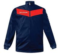 GIVOVA RAIN SCUDO CON MESH BLU/ROSSO