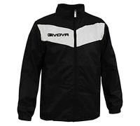 GIVOVA RAIN SCUDO CON MESH NERO/BIANCO