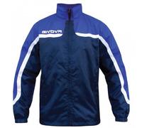 Givova RJ006 Giacca Impermeabile, Unisex - Adulto, Azzurro/Blu, 2XL
