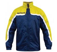Givova Giacca impermeabile Asia RJ006 Unisex Adulto Blu/Giallo Taglia S