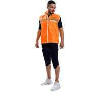 GIVOVA Running, Casacca da Corsa Uomo, Arancione Fluo/Nero, Taglia Unica