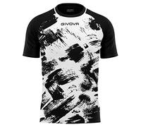 GIVOVA Shirt Art Interlock M/C Bianco/Nero Tg. 2XL