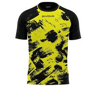 Shirt Art Interlock M/C Giallo Fluo/Nero Tg. XL
