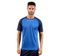 GIVOVA Shirt Capo Interlock Azzurro/Blu Tg. 3XL