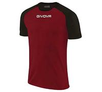 GIVOVA Shirt Capo Interlock Granata/Nero Tg. XL