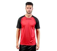 GIVOVA Shirt Capo Interlock Rosso/Nero Tg. 2XL