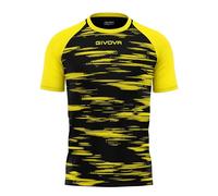 Givova Maglia Pixel Nero/Giallo Taglia L