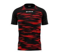 GIVOVA Shirt Pixel Nero/Rosso Tg. 2XL