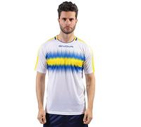 GIVOVA Shirt Radio Giallo/Azzurro Tg. XL