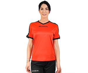 GIVOVA Shirt Revolution Interlock Arancio/Nero Tg. 2XL