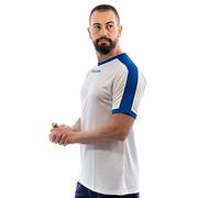 GIVOVA Shirt Revolution Interlock Bianco/Azzurro Tg. 2XL