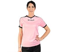 GIVOVA Shirt Revolution Interlock Rosa/Nero Tg. S
