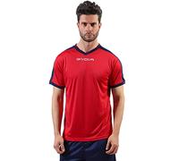 GIVOVA Shirt Revolution Interlock Rosso/Blu Tg. L