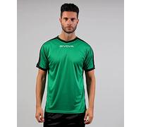 Givova Maglia Revolution Interlock Verde/Nero Taglia 2XL