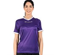 GIVOVA Shirt Revolution Interlock Viola/Bianco Tg. XL