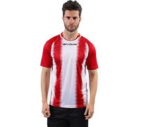 GIVOVA Shirt Stripe M/C Rosso/Bianco Tg. XL