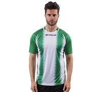 GIVOVA Shirt Stripe M/C Verde/Bianco Tg. L