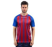 GIVOVA Shirt Tratto Azzurro/Rosso Tg. M