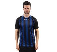 GIVOVA Shirt Tratto Nero/Azzurro Tg. XS