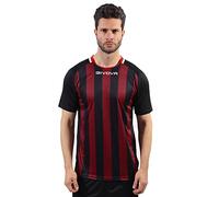 GIVOVA Shirt Tratto Nero/Rosso Tg. S