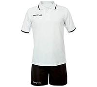 GIVOVA Street Kit Calcio Unisex - Adulto, Multicolore (Bianco/Nero), 3XL