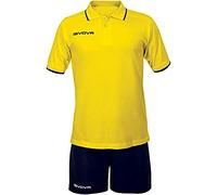 GIVOVA Street Kit Calcio Unisex - Adulto, Multicolore (Giallo/Blu), M
