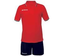 GIVOVA Street Kit Calcio Unisex - Adulto, Multicolore (Rosso/Blu), 2XL