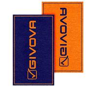 GIVOVA TELO MARE DOUBLE FACE 80 * 165 BLU/ARANCIO FLUO Tg. UNICA