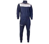 Givova TR024, Tuta Unisex - Adulto, Blu/Grigio Chiaro, S