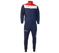 Givova TR024, Tuta Unisex - Adulto, Blu/Rosso, 4XL