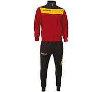 Givova TR024, Tuta Unisex - Adulto, Granata/Arancio, M