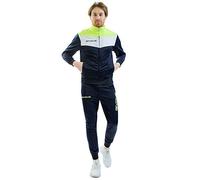 Givova TR024F Tuta, Unisex - Adulto, Blu/Giallo Fluo, 2XL