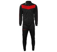 Givova Tuta Visa - Banda Triacetato - Nero/Rosso 4XL Uomo