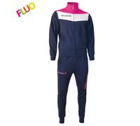 Givova Tuta Campo Fluo Uomo Completa Sportiva Full Zip Originale