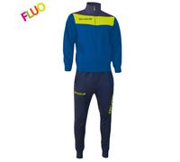Givova Tuta Campo Fluo Uomo Completa Sportiva Full Zip Originale