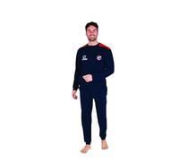 GIVOVA Tuta Completa Uomo In Caldo Cotone In Vari Modelli, Pigiama Lungo Maschile (2XL (52), GI542 BLU)