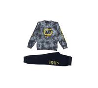 GIVOVA Tuta con cerniera per ragazzo in felpa invernale in vari modelli, completo maschile sportivo adatto per la palestra calcio e tempo libero. (31T00005 GRIGIO, 14 ANNI)