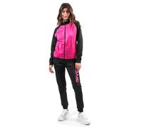GIVOVA TUTA CUBA FUXIA/NERO Tg. 4XS