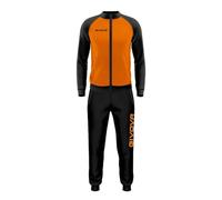 GIVOVA Tuta Cuba POLARFLEECE Arancio/Nero Tg. XS