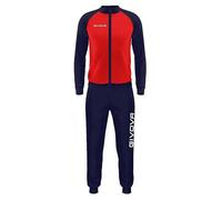 GIVOVA Tuta Cuba POLARFLEECE Rosso/Blu Tg. 3XL