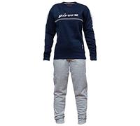 TUTA DONNA 100 G/COLLO CON BANDA IN FELPA BLU/GRIGIO CHIARO Tg. M