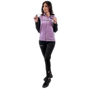 GIVOVA TUTA DONNA 103 CON CAPP. in FELPA VIOLA/NERO Tg. M