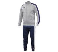 GIVOVA Tuta Felpata Revolution Junior,Grigio/Blu,7XS,Junior