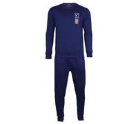 GIVOVA TUTA ITALIA 100 UOMO IN FELPA BLU Tg. 3XL