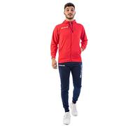 GIVOVA TUTA KING COTONE TERRY (POKER) ROSSO/BLU Tg. XS