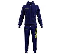 GIVOVA TUTA KING FELPA BLU/GIALLO FLUO Tg. 2XL