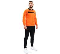 GIVOVA TUTA ONE FULL ZIP POLARFLEECE ARANCIO/NERO